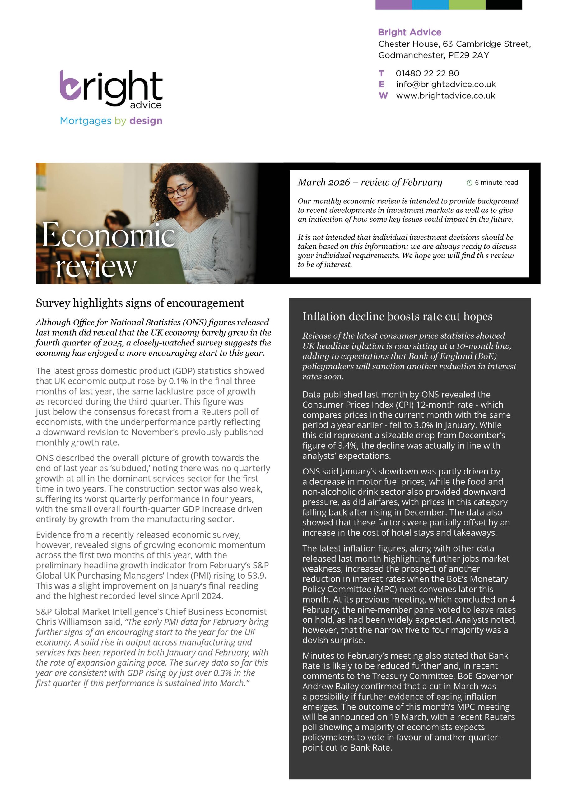 Bright Advice - Economic Review - March 2026